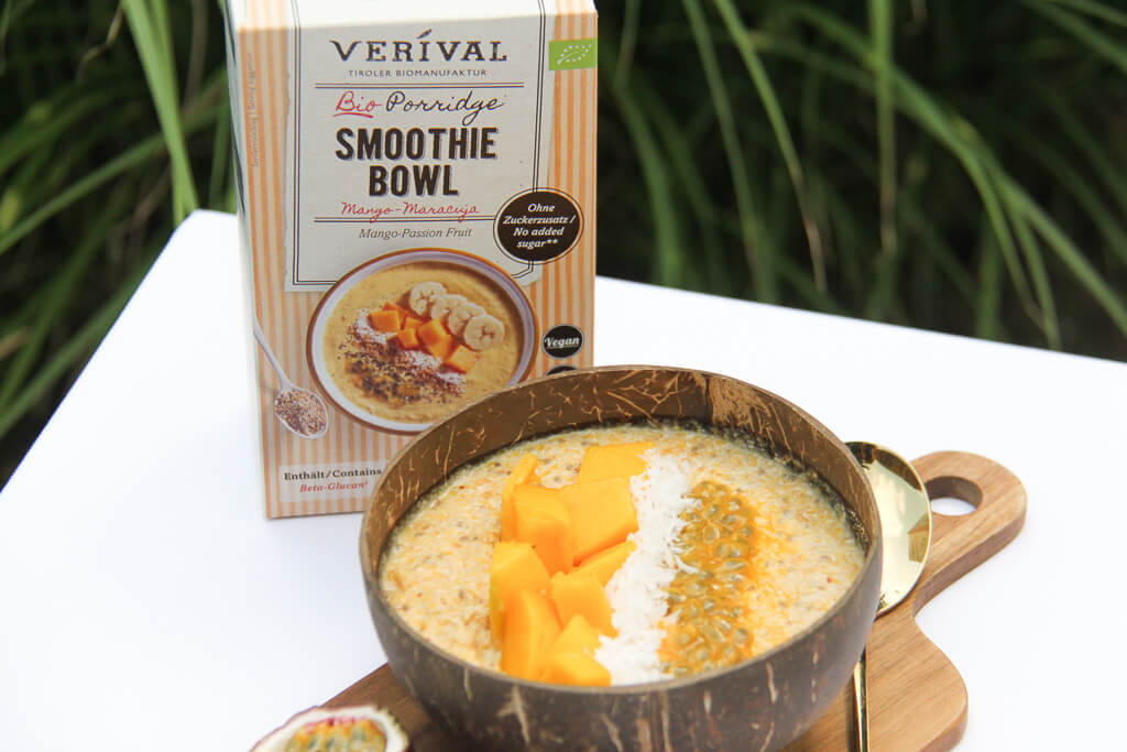 Smoothie Bowl Mango Maracuja Camping