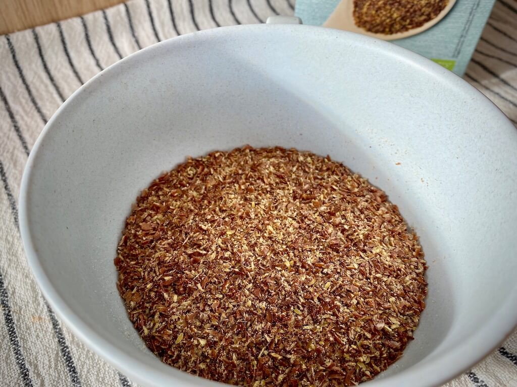 Recette brownies porridge aux noix avec graines de lin