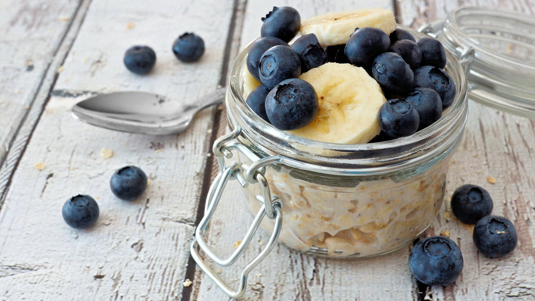 Pot Overnight Oats 250+550ml Avec Couvercle Et Cuillère - Tasse à Flocons D'Avoine Réutilisable Gris - Idéal Petit Déjeuner