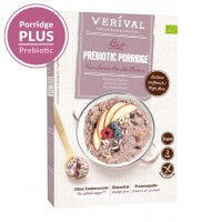 Porridge prébiotique aux framboises et myrtilles