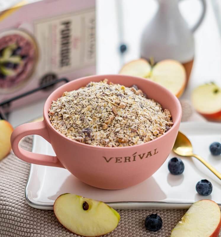 Porridge von Verival enthält viele wichtige Vitamine und Mineralstoffe